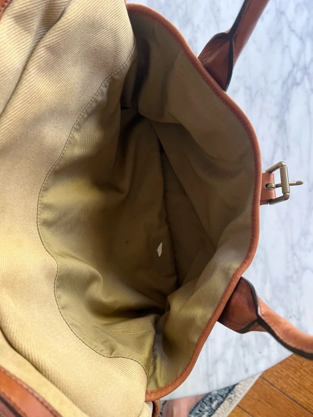 Vintage Polo Ralph Lauren Canvas Leather Weekender Travel Bag